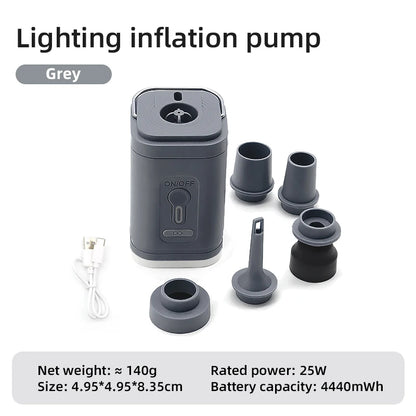 Wireless Mini Air Pump 3-in-1