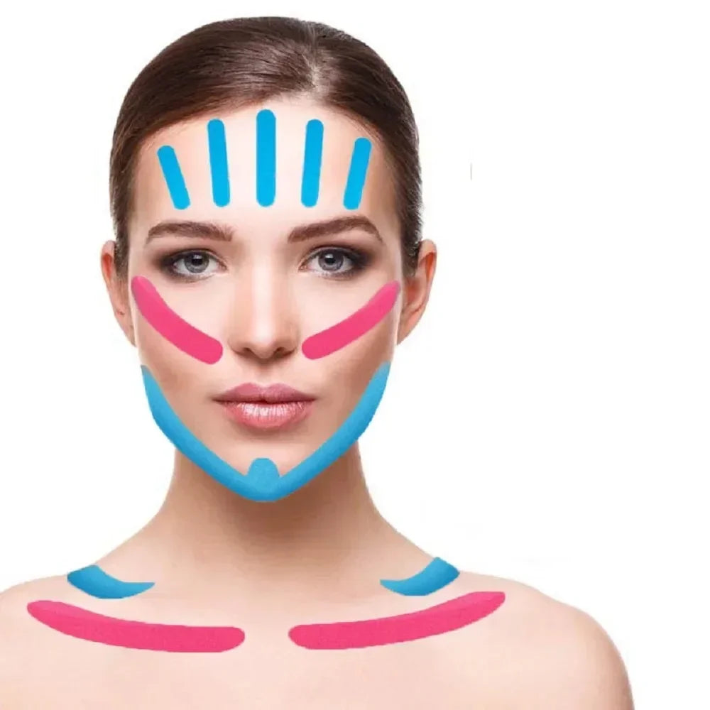 Face & Neck Kinesiology Tape