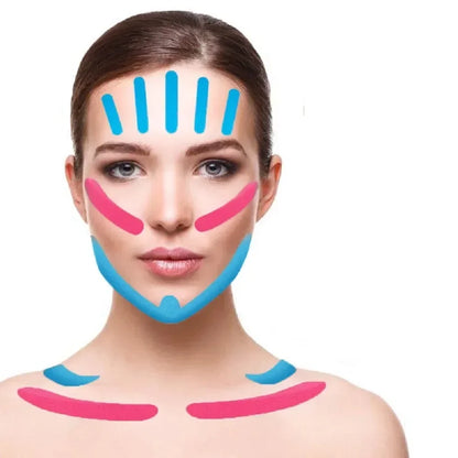 Face & Neck Kinesiology Tape