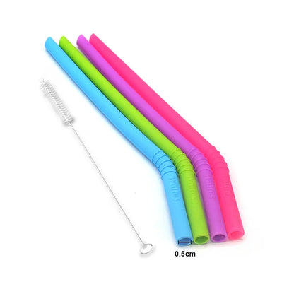 Reusable Extra Long Silicone Straws