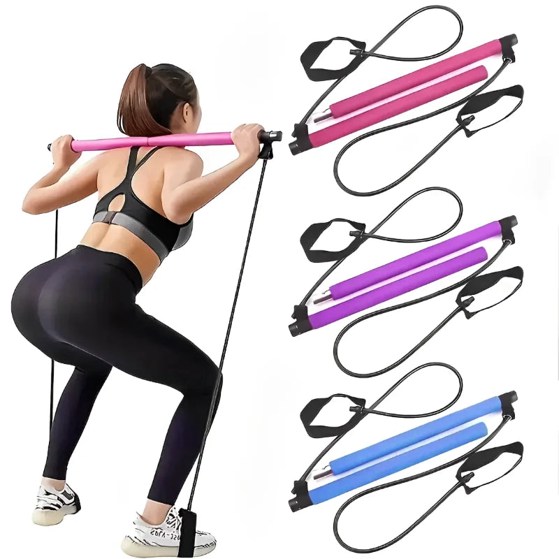 Portable Yoga Pilates Bar Set