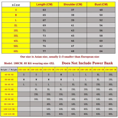 9Areas Self Heating Vest Jacket Vest Winter Electric USB Heater Tactical Jacket Thermal Vest Body Warmer Coat No Battery