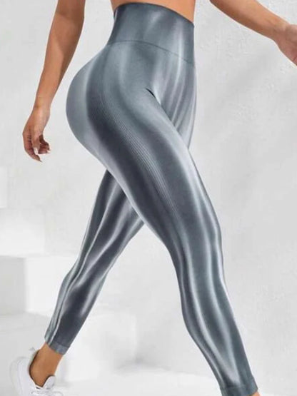 High-Waist Seamless Yoga Leggings