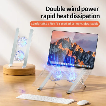 Portable Dual Fan Laptop Cooler