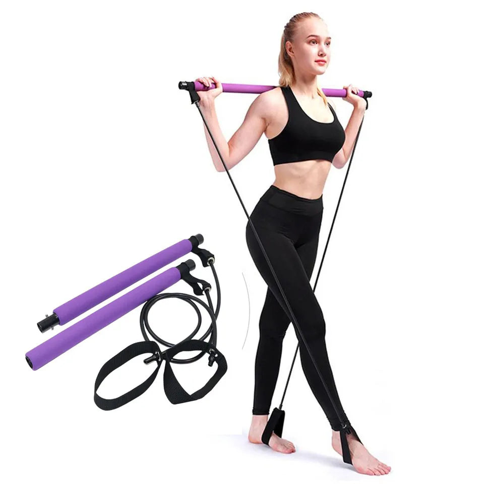 Portable Yoga Pilates Resistance Bar