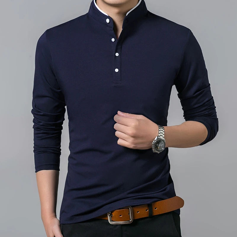 Men's Business Casual Polo Shirt