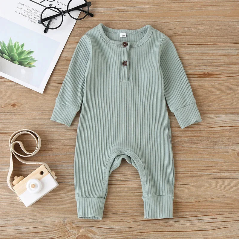 Autumn Cotton Baby Romper Jumpsuit