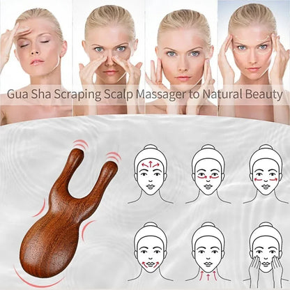 Natural Wooden Gua Sha Tool