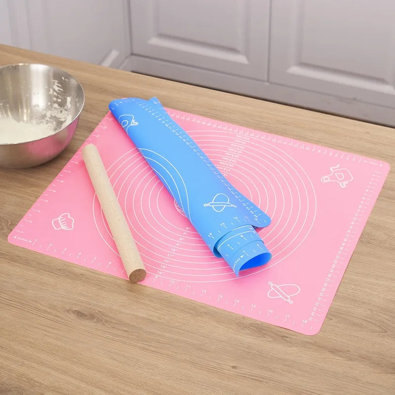 Silicone Kneading Dough Mat Set