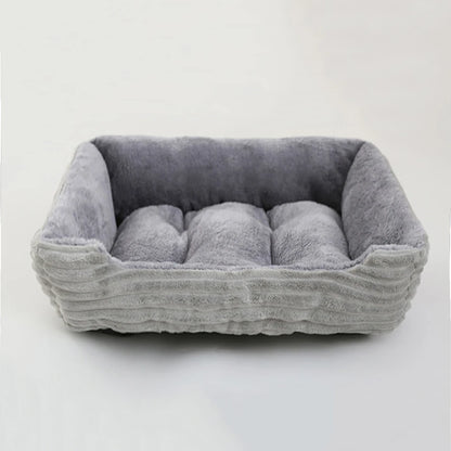 Plush Square Pet Sofa Bed