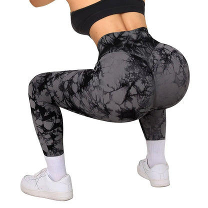 Tie-Dye Scrunch Butt Workout Leggings