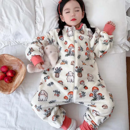 Cartoon Flannel Fleece Baby Sleepsack