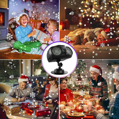 LED Snowflake Projector Christmas Lights