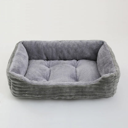 Plush Square Pet Sofa Bed