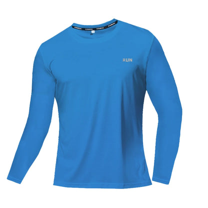 Men's Summer Ice Silk Long Sleeve T-Shirt