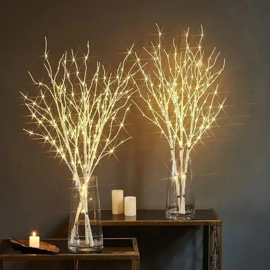 White Birch LED Twig Lights