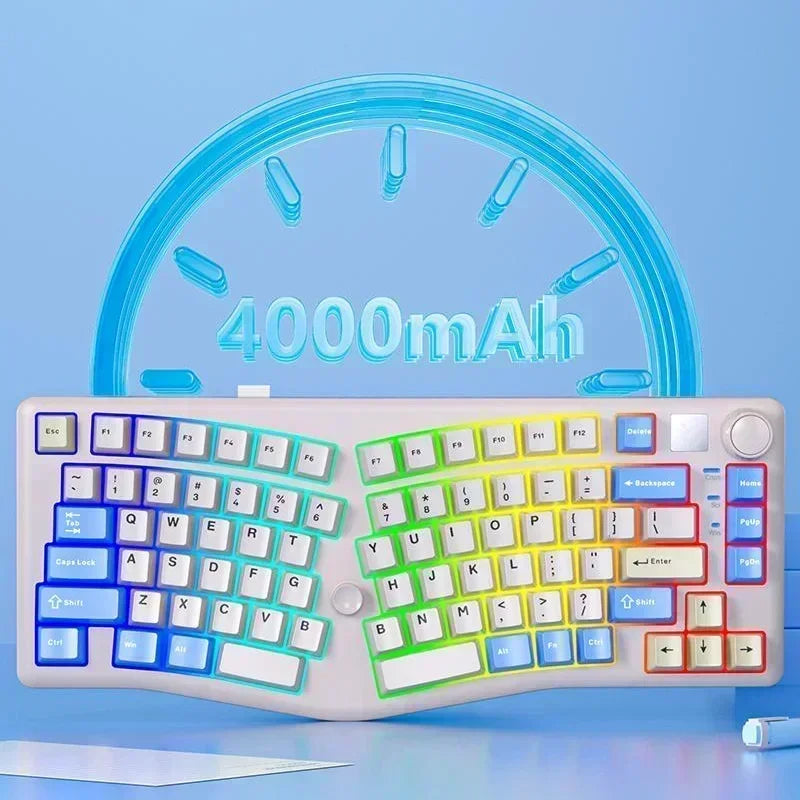 Leobog Alice A75 Mechanical Keyboard 3Mode 2.4G Bluetooth Wireless Keyboard Keycaps PBT Hot swap RGB Custom Gamer Keyboard Gifts