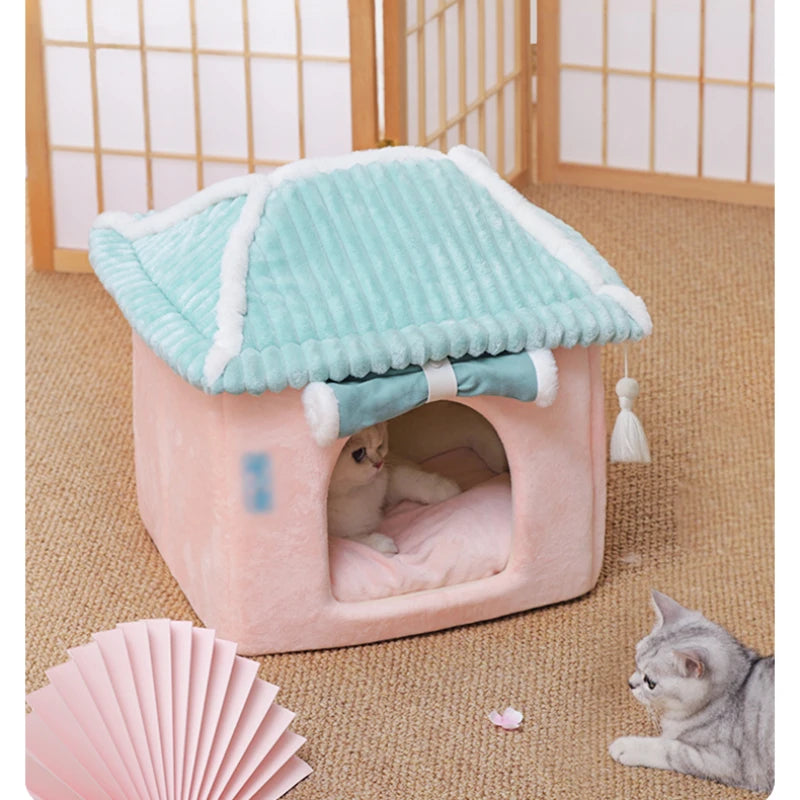 Foldable Winter Pet Bed Tent