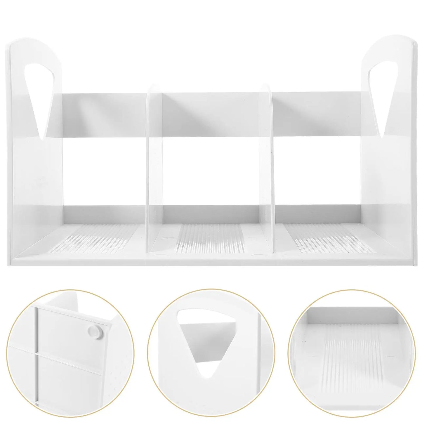 Simple Three Lattice Bookshelf Storage Bookshelf book display shelf storage rack for School Office Home