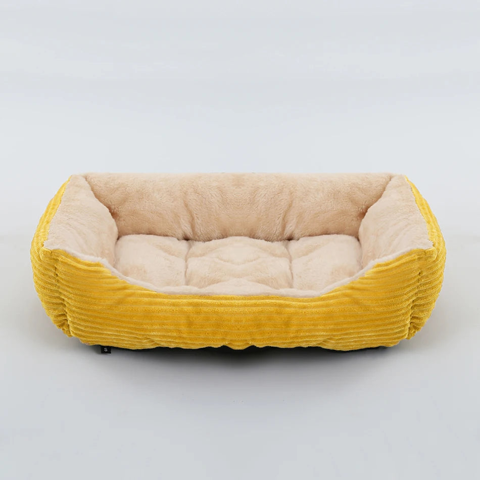 Plush Square Pet Sofa Bed