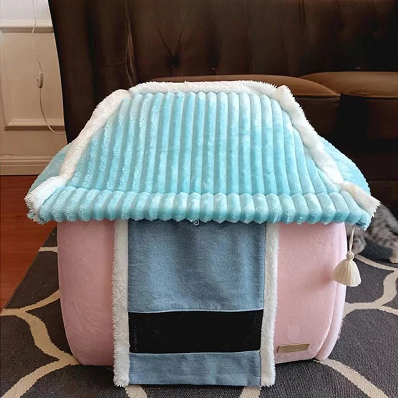 Foldable Winter Pet Bed Tent