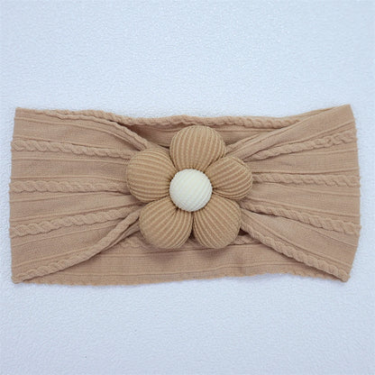 Soft Flower Nylon Baby Headband