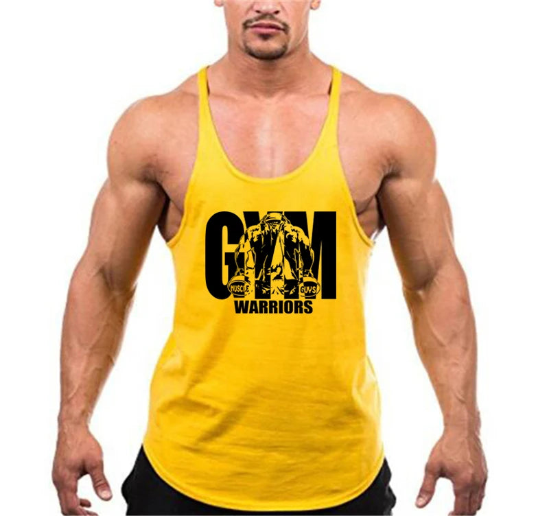 Men's Cotton Fitness Bodybuilding Tank Top