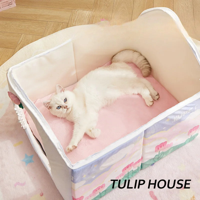 Foldable Washable Pet House