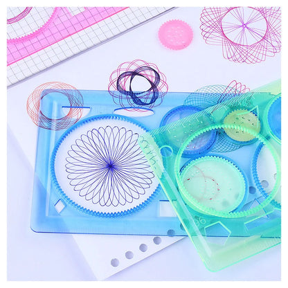 Spirograph Drawing Stencils Set for Kids