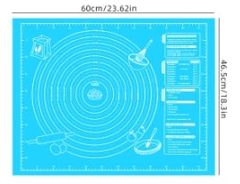 Silicone Kneading Dough Mat Set