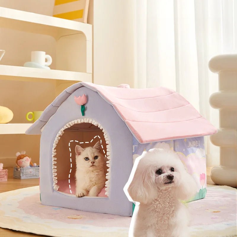 Foldable Washable Pet House