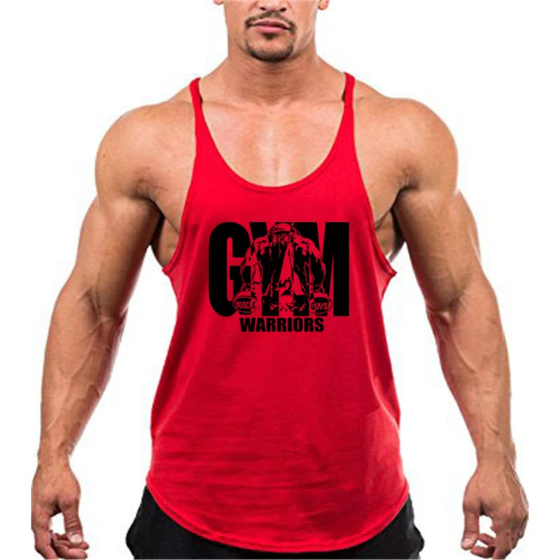 Men's Cotton Fitness Bodybuilding Tank Top