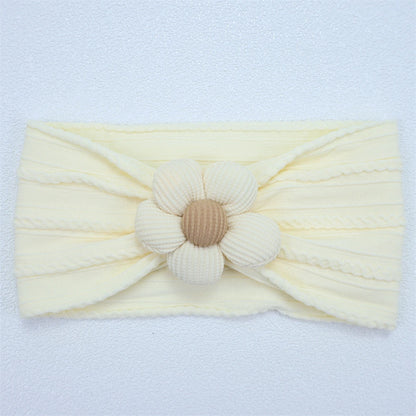 Soft Flower Nylon Baby Headband