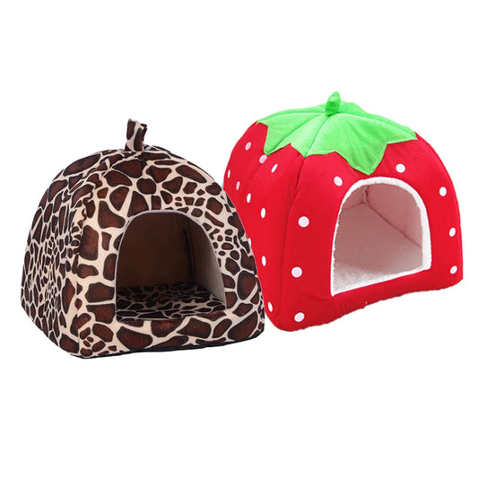 Strawberry Cushion Pet Bed