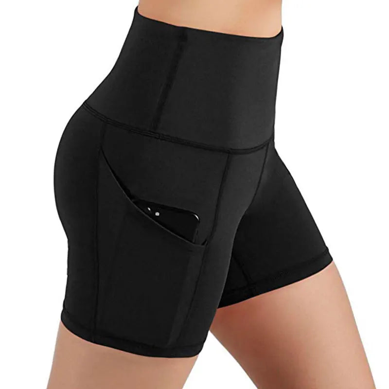 High Waist Hip Lifting Yoga Shorts for Women