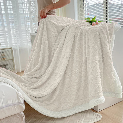 Thick Winter Warm Blanket for Bed Artificial Lamb Cashmere Weighted Blankets Soft Comfortable Warmth Quilt Comforter Warm Quilt