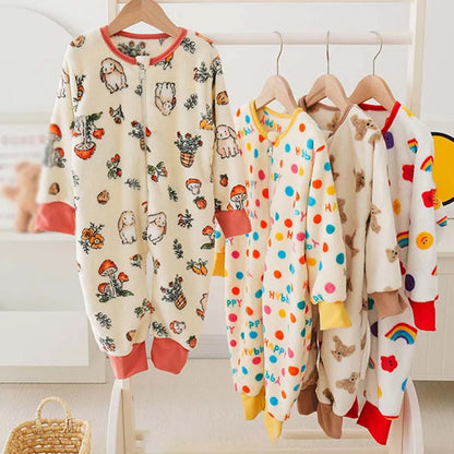 Cartoon Flannel Fleece Baby Sleepsack