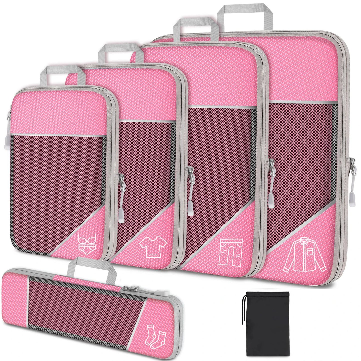 Travel Packing Cubes Organizer Set