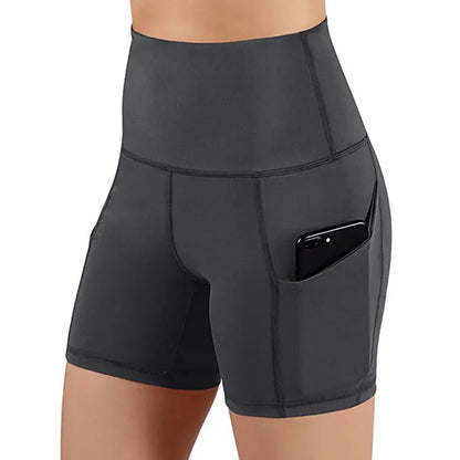 High Waist Hip Lifting Yoga Shorts for Women