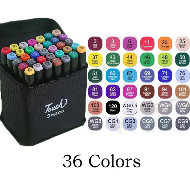 Double-Headed Art Marker Set