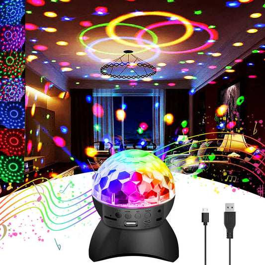 RGB Disco Bluetooth Speaker Lamp