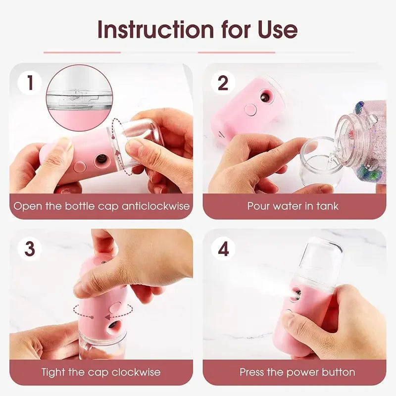 Portable Nano Facial Steamer Tool