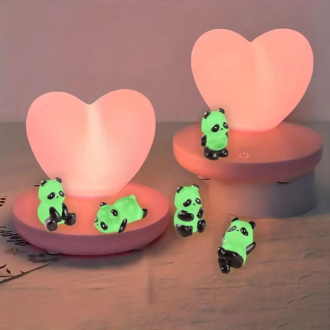 Glow-in-the-Dark Panda Garden Decoration