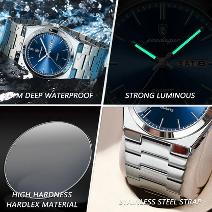 Luxury Waterproof Men's Quartz Watch