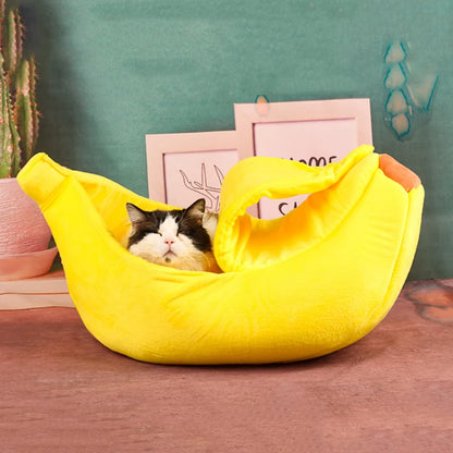 Banana Shaped Cozy Pet Bedding