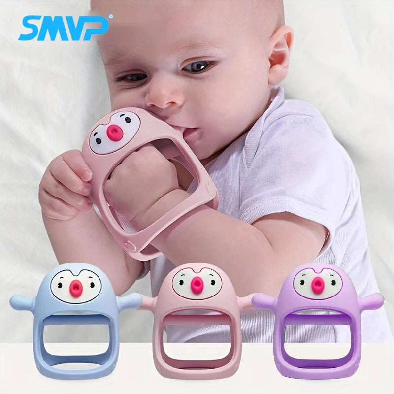 Never Drop Silicone Baby Teether