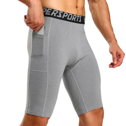 Men's Compression Training Shorts for Fitness