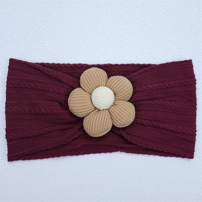 Soft Flower Nylon Baby Headband