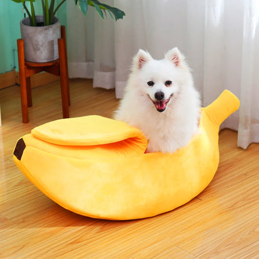 Banana Shaped Cozy Pet Bedding