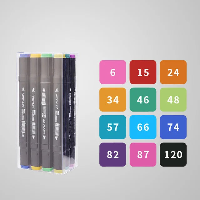 Double-Headed Art Marker Set